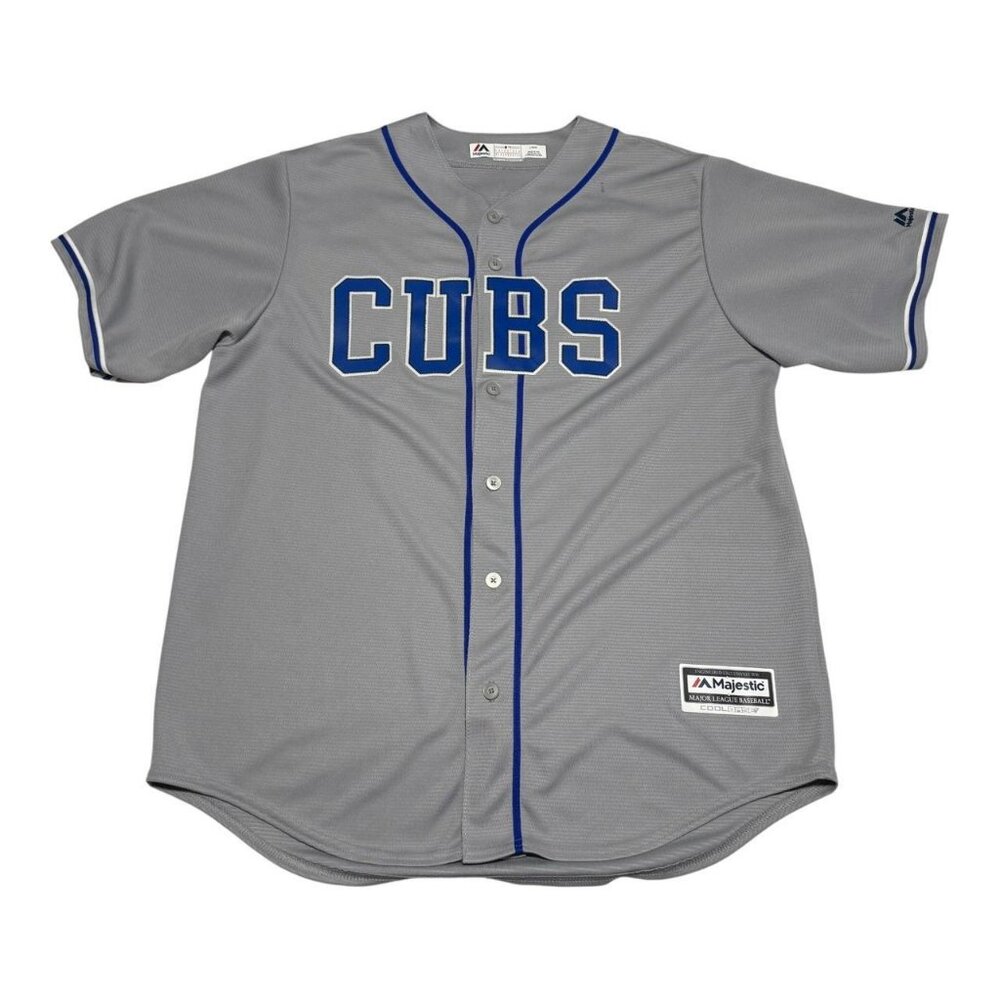 Majestic Chicago Cubs #75 David Patton Stained Sewn Baseball Jersey Men's Large